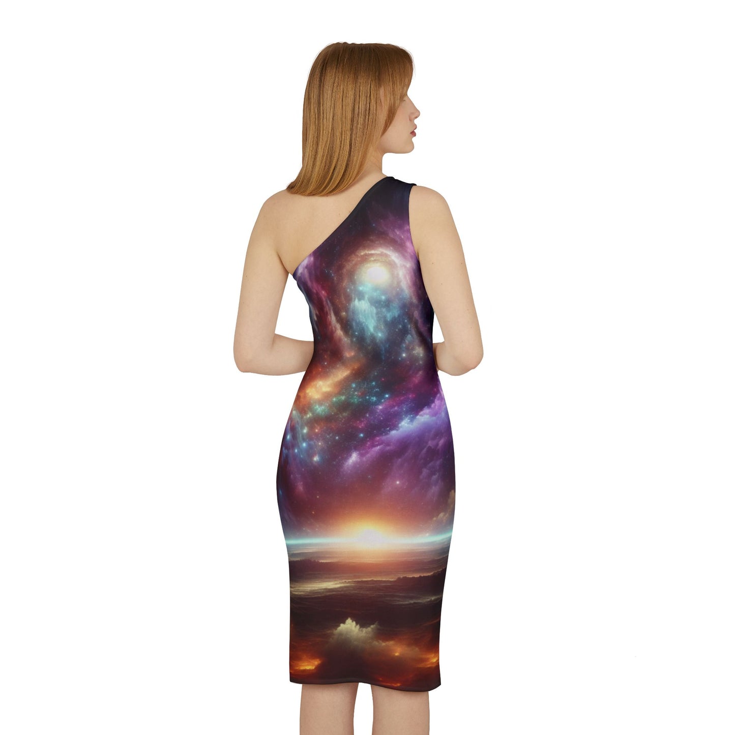 Shoulder Dress (AOP)