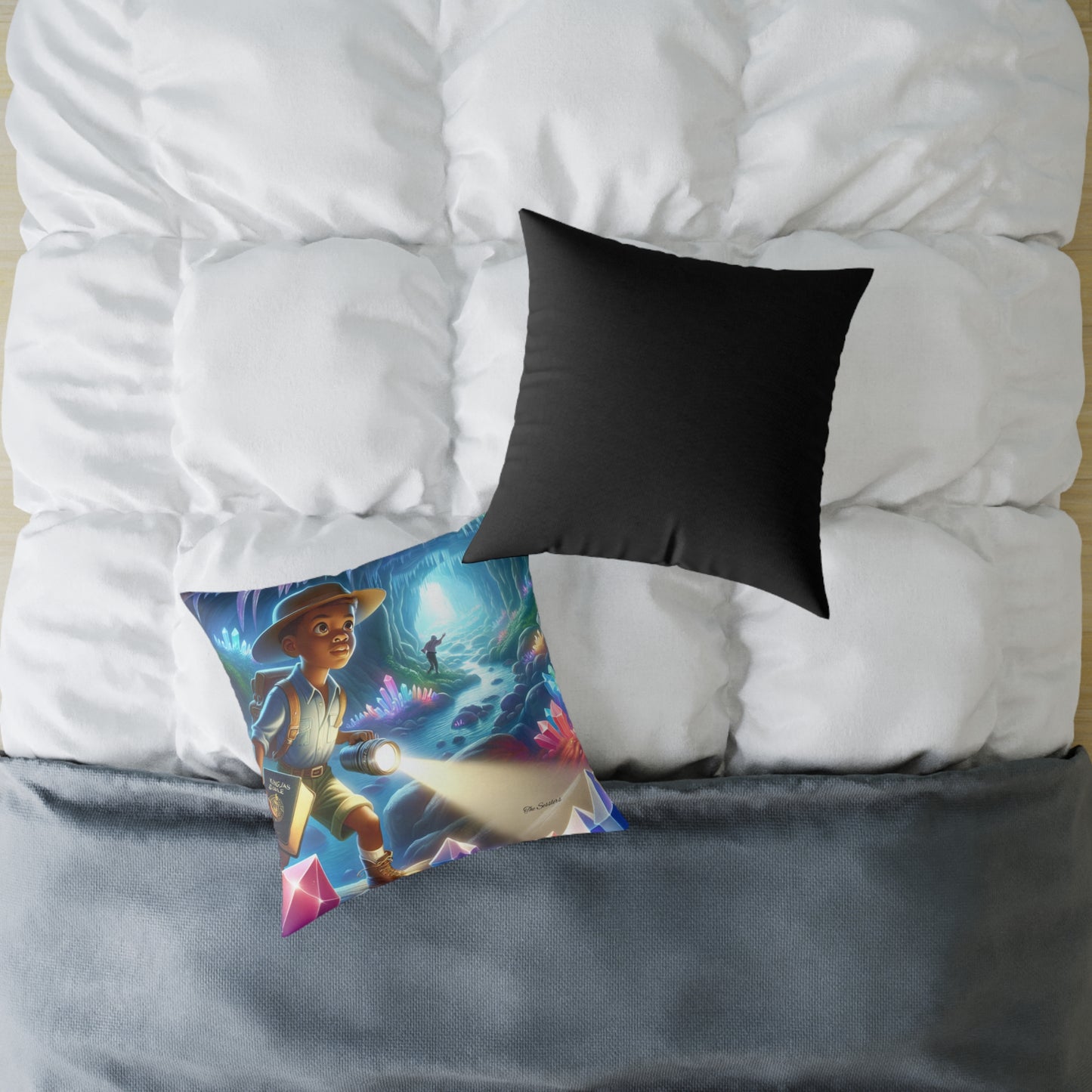 Square Poly Canvas Pillow