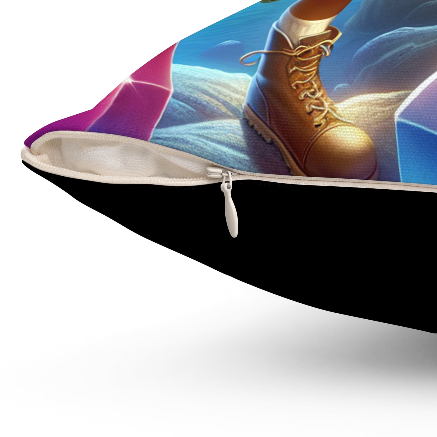 Spun Polyester Square Pillow