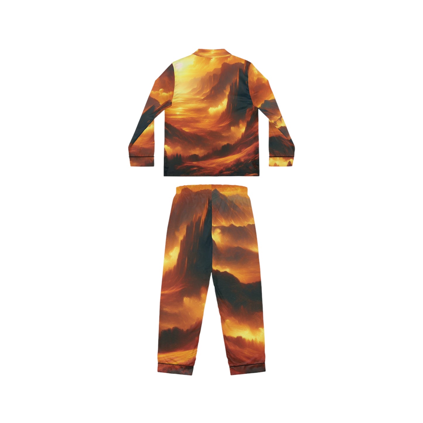 Women's Satin Pajamas (AOP)